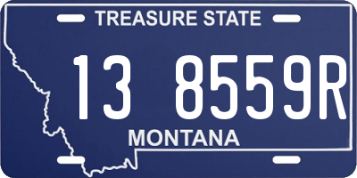 MT license plate 138559R