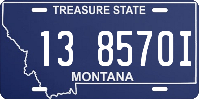 MT license plate 138570I