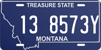 MT license plate 138573Y