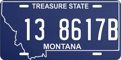 MT license plate 138617B