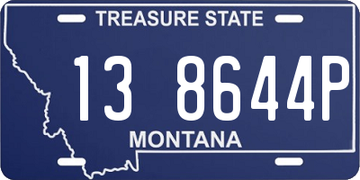 MT license plate 138644P