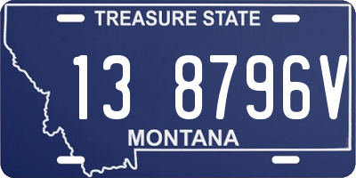 MT license plate 138796V