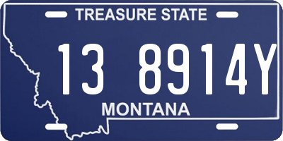 MT license plate 138914Y