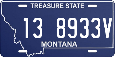 MT license plate 138933V