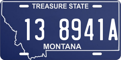 MT license plate 138941A