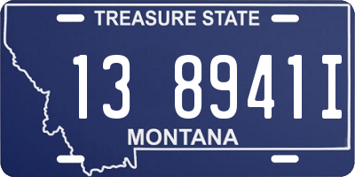 MT license plate 138941I