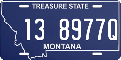 MT license plate 138977Q
