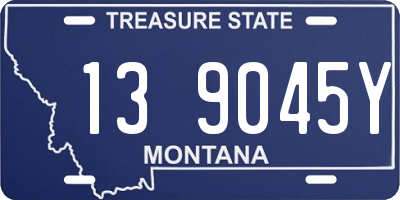 MT license plate 139045Y