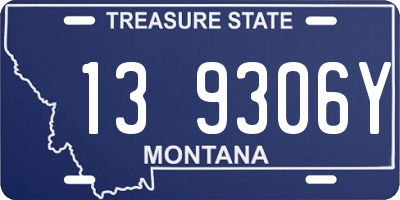 MT license plate 139306Y