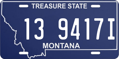 MT license plate 139417I