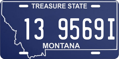 MT license plate 139569I