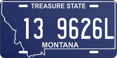 MT license plate 139626L
