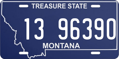 MT license plate 139639O
