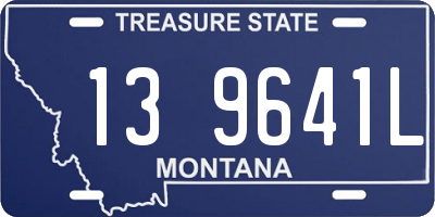 MT license plate 139641L