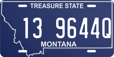 MT license plate 139644Q
