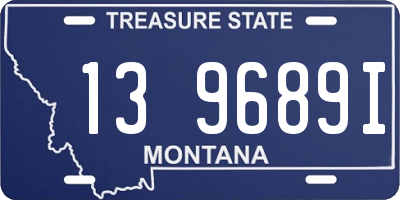 MT license plate 139689I