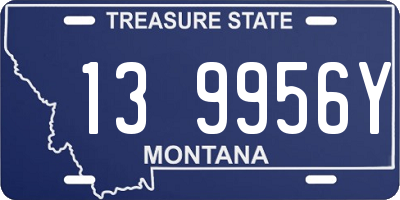 MT license plate 139956Y