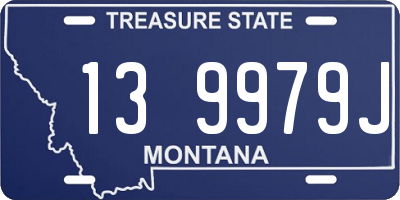 MT license plate 139979J
