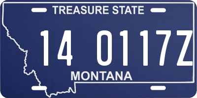 MT license plate 140117Z