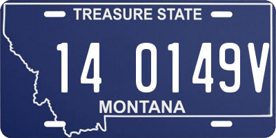 MT license plate 140149V
