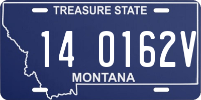 MT license plate 140162V