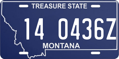 MT license plate 140436Z