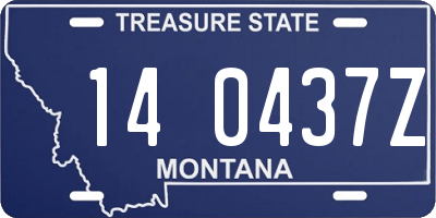MT license plate 140437Z