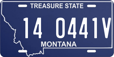 MT license plate 140441V