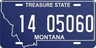 MT license plate 140506O