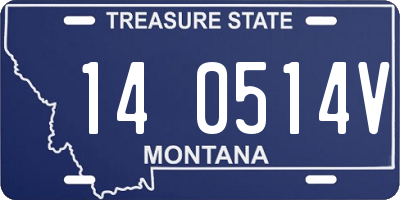 MT license plate 140514V