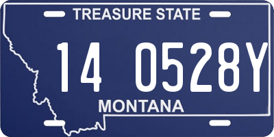 MT license plate 140528Y