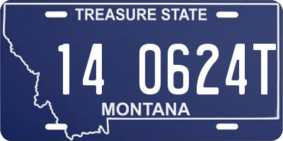 MT license plate 140624T