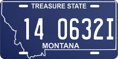 MT license plate 140632I
