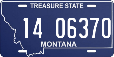 MT license plate 140637O