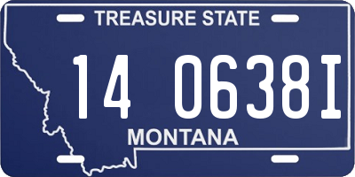 MT license plate 140638I