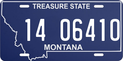 MT license plate 140641O