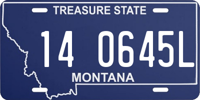 MT license plate 140645L