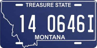 MT license plate 140646I
