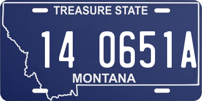 MT license plate 140651A
