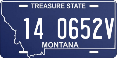 MT license plate 140652V