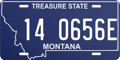 MT license plate 140656E