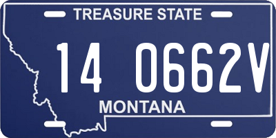 MT license plate 140662V