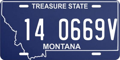 MT license plate 140669V