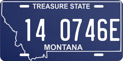 MT license plate 140746E