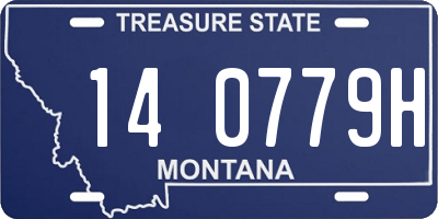 MT license plate 140779H
