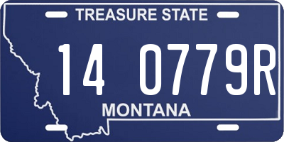 MT license plate 140779R