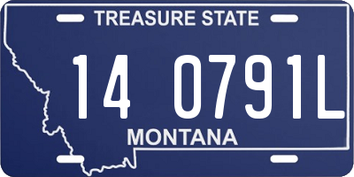 MT license plate 140791L