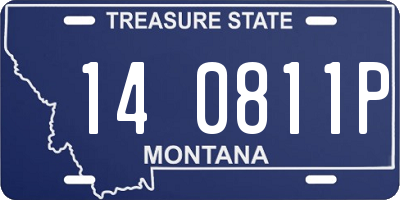 MT license plate 140811P