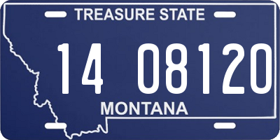 MT license plate 140812O