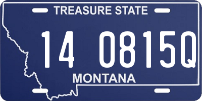 MT license plate 140815Q